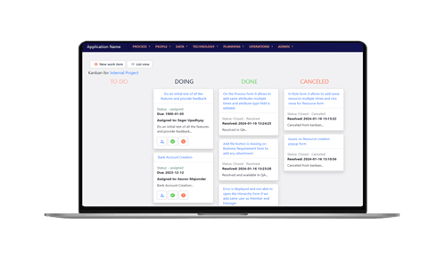 Computer kanban